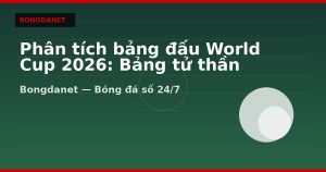 Phân tích bảng đấu World Cup 2026: Bảng tử thần và kịch bản đi tiếp