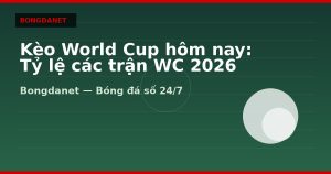 Kèo World Cup hôm nay: Tỷ lệ các trận WC 2026